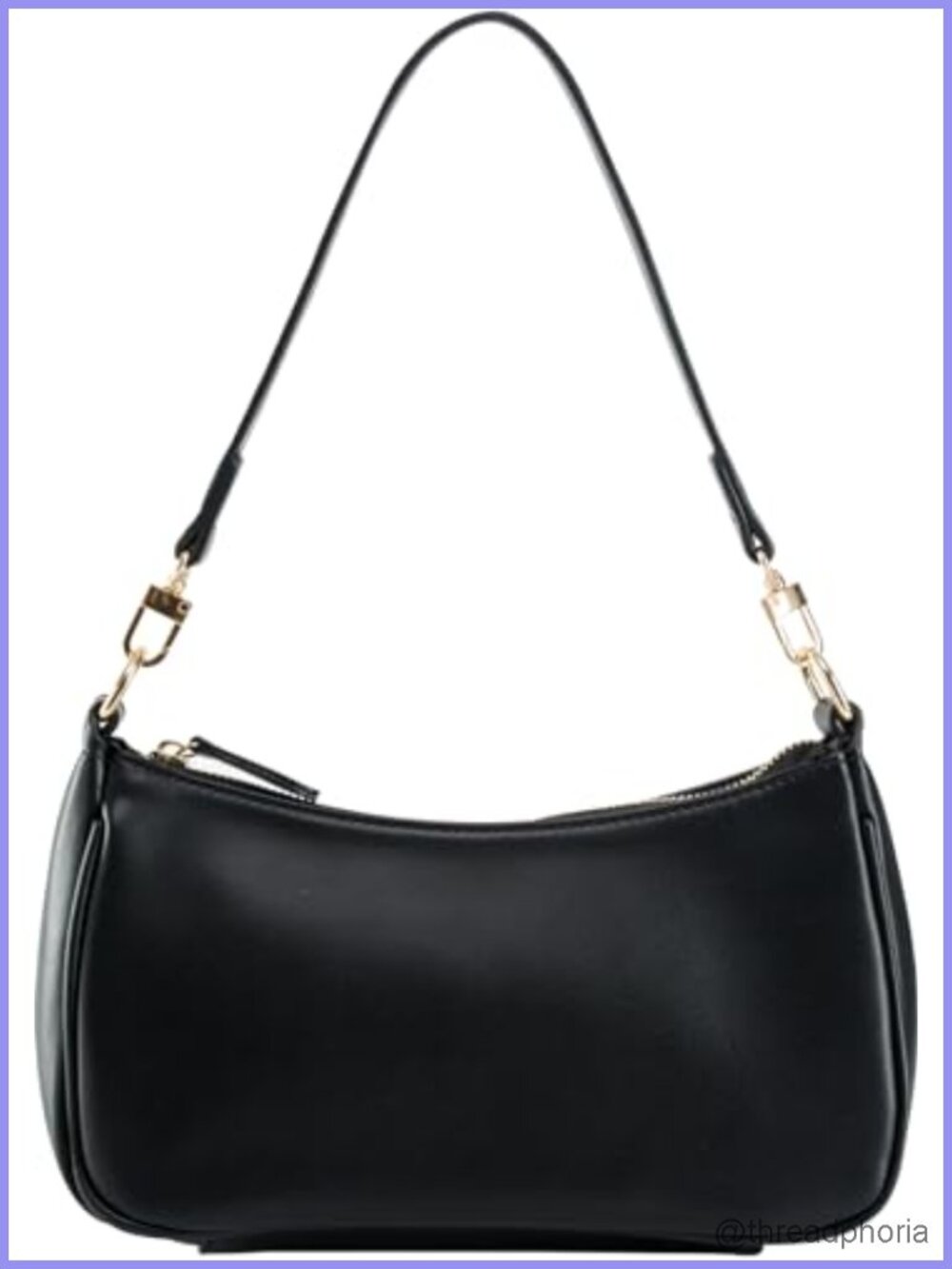 Women's PU Leather Shoulder Bag with 2 Removable Straps Crossbody Tote Purse